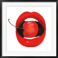 Framed Cherry Lips
