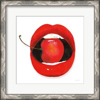 Framed Cherry Lips