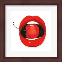 Framed Cherry Lips