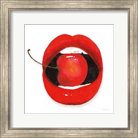 Framed Cherry Lips