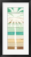 Beachscape Palms IV Green Framed Print
