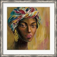 Framed African Face I