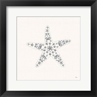 Sea Charms I no Words Silver Framed Print