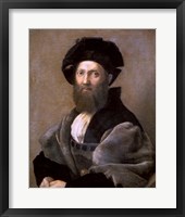 Framed Portrait of Baldassare Castiglione, 1514-1515