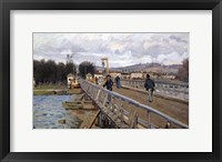 Framed Foot Bridge at Argenteuil, 1872
