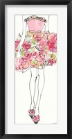 Framed Floral Fashion Shoulders I Pink