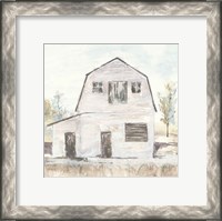 Framed White Barn VI