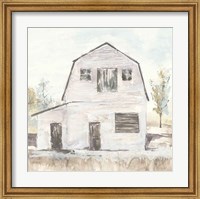Framed White Barn VI