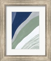 Framed Blue Green Abstract IV