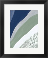 Framed Blue Green Abstract IV