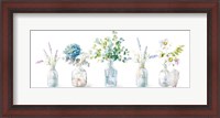 Framed Beach Flowers I Panel
