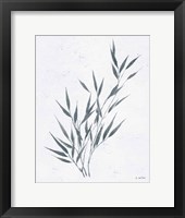 Soft Summer Sketches III Blue Framed Print