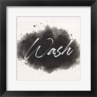 Framed Laundry Splash I