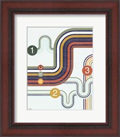 Framed Retro Subway I