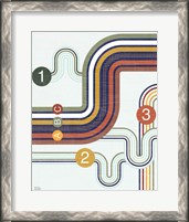 Framed Retro Subway I