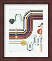 Framed Retro Subway I