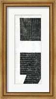 Framed Punctuated Black VI