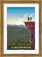 Framed Climb a Mountain