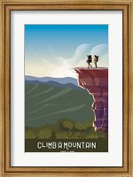 Framed Climb a Mountain
