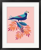 Framed Exotic Birds III