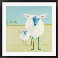 Framed Colorful Sheep