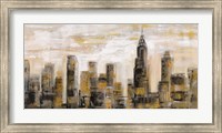 Framed Manhattan Skyline