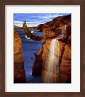Framed Canyon Eagle