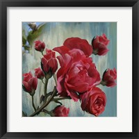Framed Red Rose Bloom