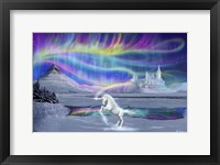 Framed Aurora Unicorn