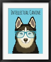 Framed Intellectual Canine