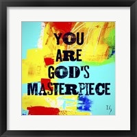 Framed You Are God's Masterpiece