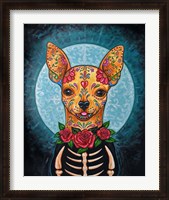 Framed Chihuahua- Day of the Dead