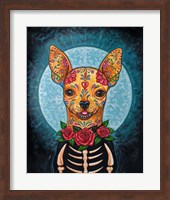 Framed Chihuahua- Day of the Dead