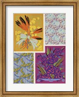 Framed Art Deco Florals I