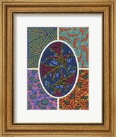 Framed Art Deco Florals II