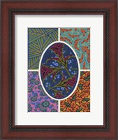 Framed Art Deco Florals II