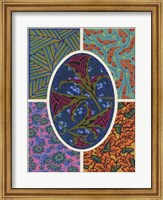 Framed Art Deco Florals II