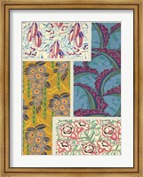 Framed Art Deco Florals III