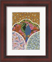 Framed Art Deco Florals IV