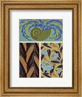 Framed Art Deco Florals VI