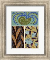 Framed Art Deco Florals VI