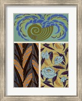 Framed Art Deco Florals VI