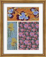 Framed Art Deco Florals VII