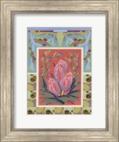 Framed Art Deco Florals VIII