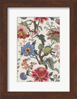 Framed Vintage Jacobean Floral I