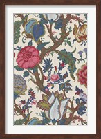 Framed Vintage Jacobean Floral II