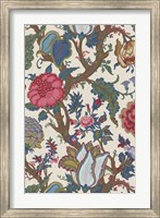 Framed Vintage Jacobean Floral II