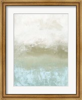 Framed Soft Sea Green Composition I