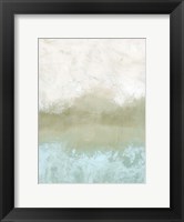 Framed Soft Sea Green Composition II