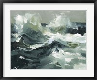 Framed Choppy Ocean View I